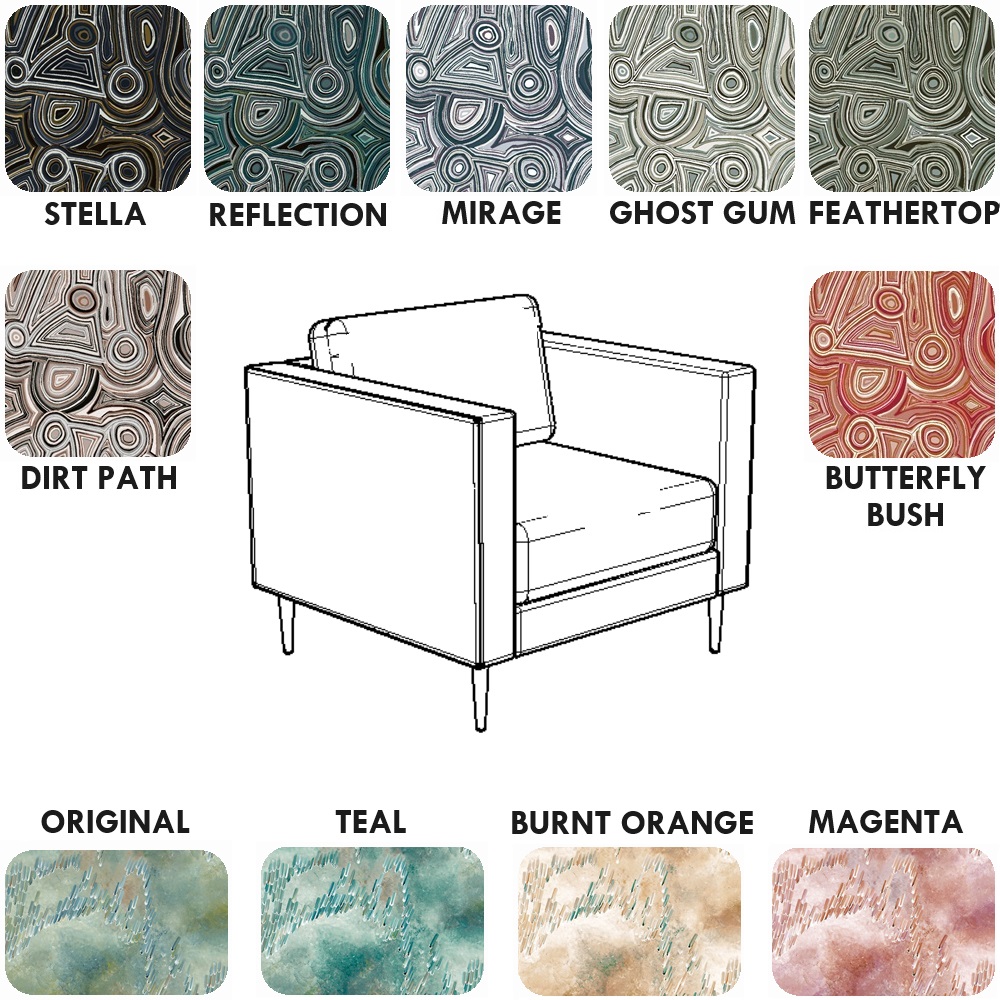 Badjarma Lounge with Arms