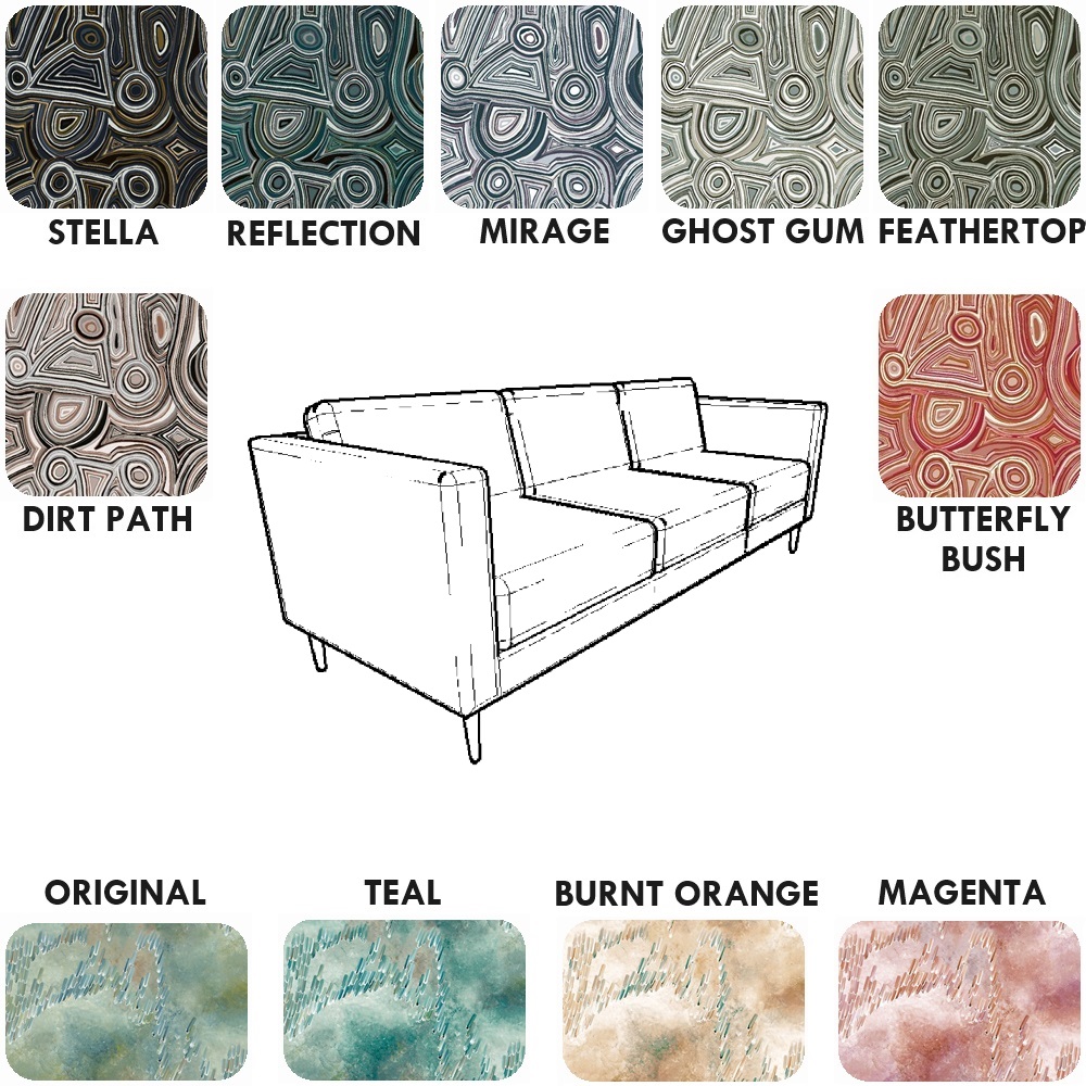 Badjarma Lounge with Arms