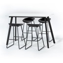 High Table and Stools - Set