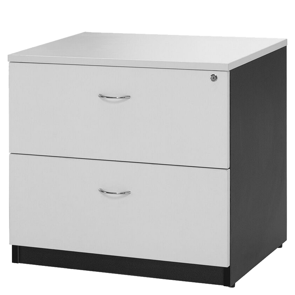 Logan Lateral File (White / Ironstone)