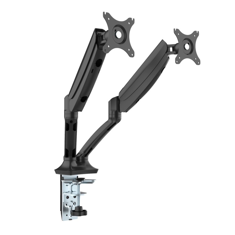 Gas Spring Dual Monitor Arm