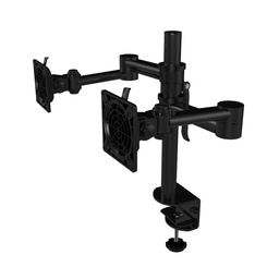 Pluto Dual Monitor Arm (Black)