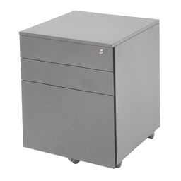 Go Steel Mobile Pedestal (Silver Grey)