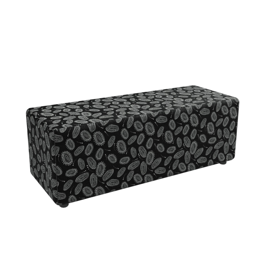 Woodja Rectangle Ottoman (1200W x 450D x 450H on 35mm glide)