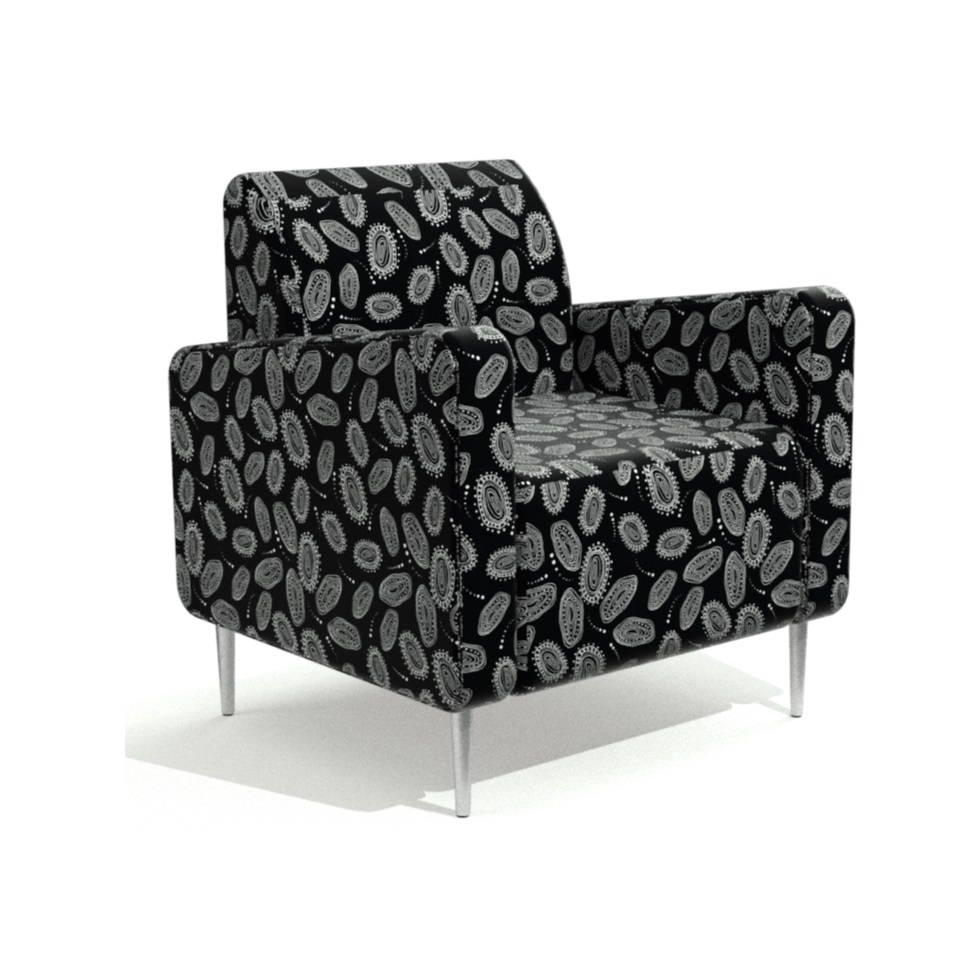 Chill Wuga Lounge with Arms (Single Seater)