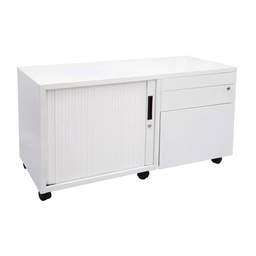 Go Steel Mobile Caddy (Left, White)