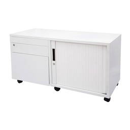 Go Steel Mobile Caddy (Right, White)