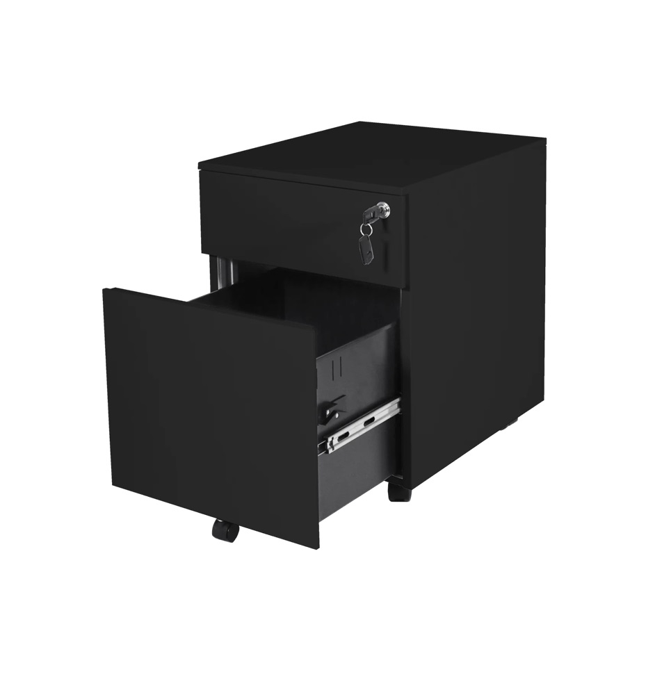 Go Steel Mobile Pedestal 1 Drawer + 1 File