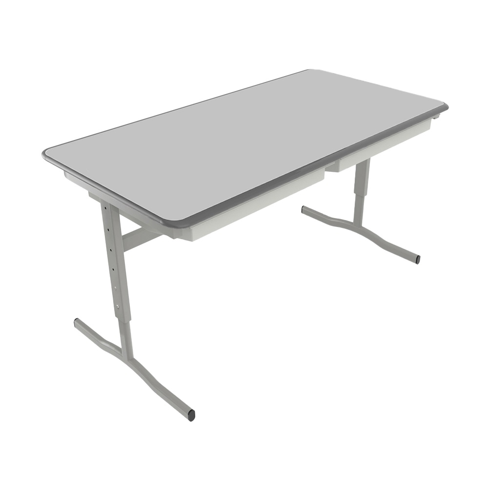 Double Adjustable Desk Performance Edge (With Drawers)