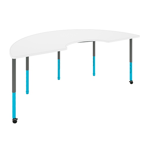 Twist'n'Lock Semi Table Rigid Edge (Aqua, Polar White)