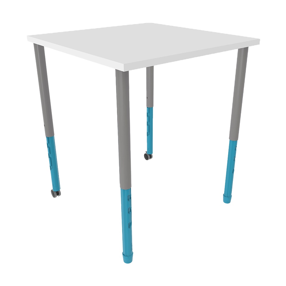 Twist'n'Lock Square Table - Rigid Edge without Drawers