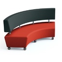 Smart Softies Curve Ottoman High Back