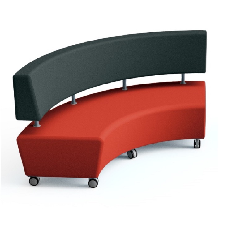 Smart Softies Curve Ottoman High Back