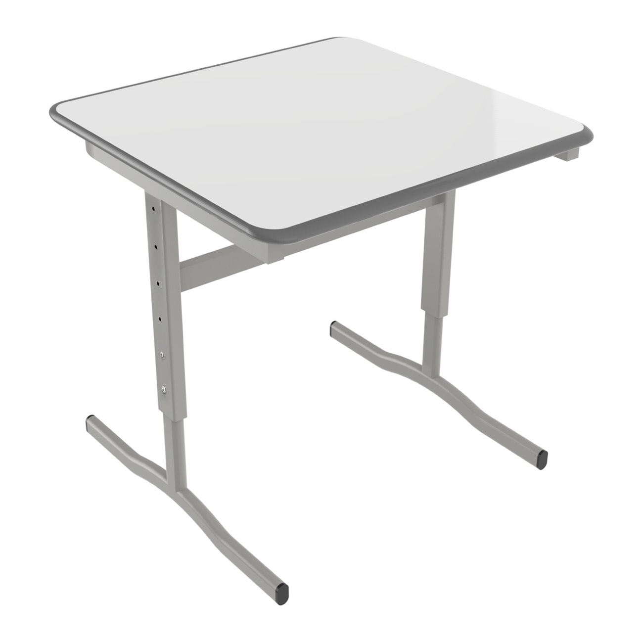 Single Adjustable Desk PE Writable Top (T-Leg)