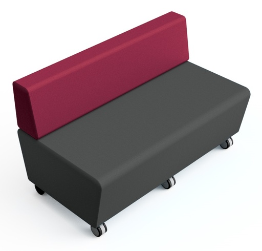 Smart Softies Bloc Ottoman Low Back