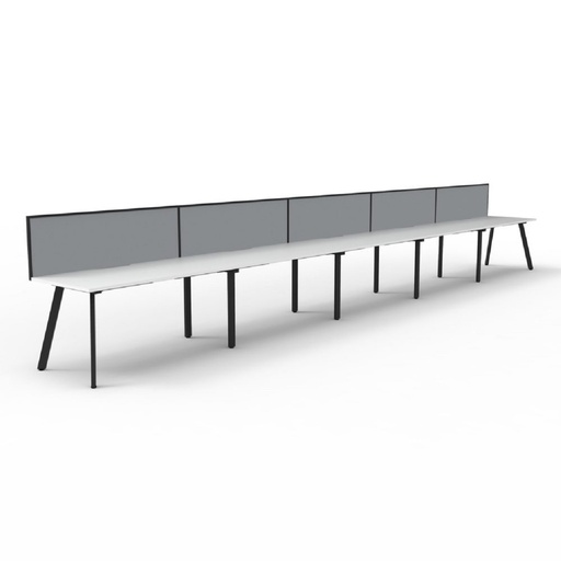 Eternity Workstation 5 Person Inline