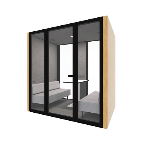 B.Quiet Acoustic 2-4 Person Meeting Pod
