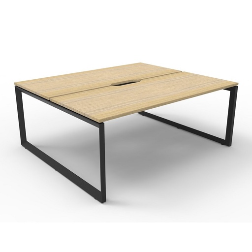 Infinity Deluxe Loop Leg 2 Person Double Sided Workstation without Screen
