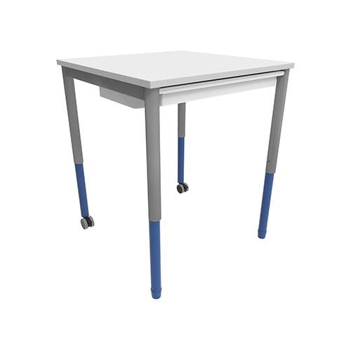 Twist'n'Lock Square Table - Rigid Edge with Drawers