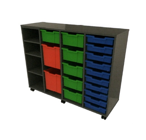 Organise Tote Storage Quad Bay